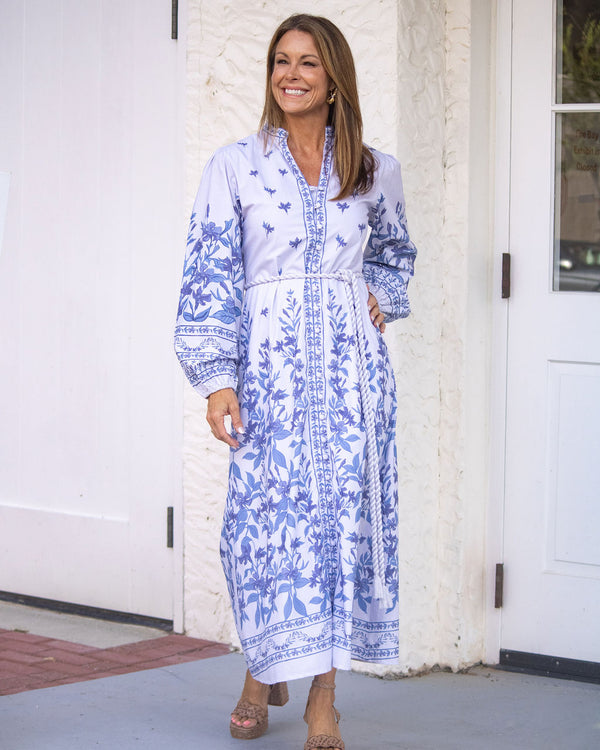 Rayna Midi Dress-Lilac Vine