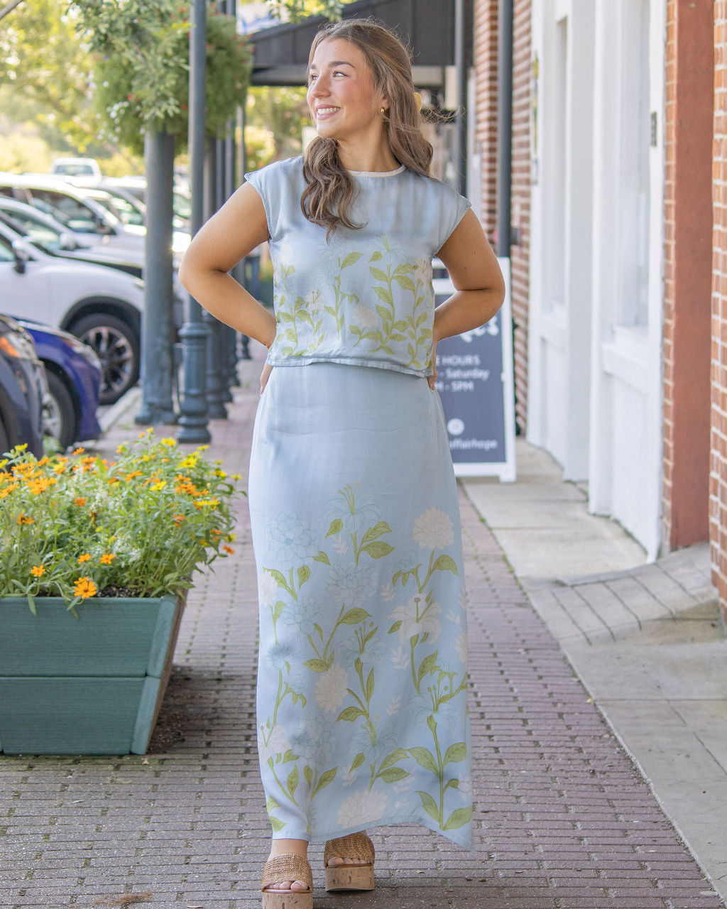 Jolie Skirt-Morning Hush