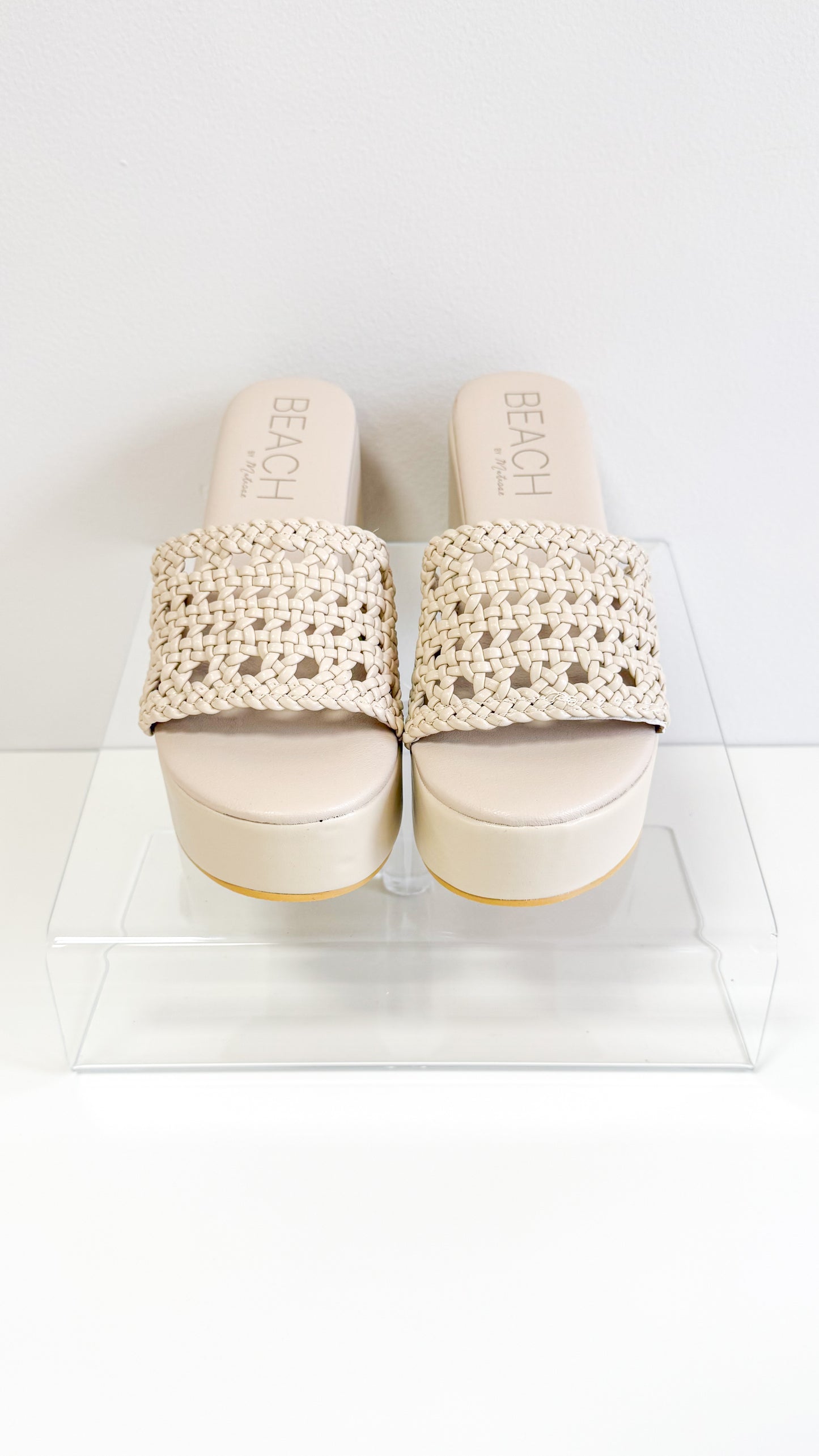 Cove Platform Heels-Natural