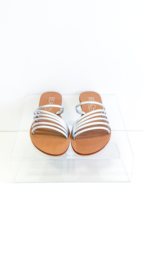 Cali Sandals-Silver