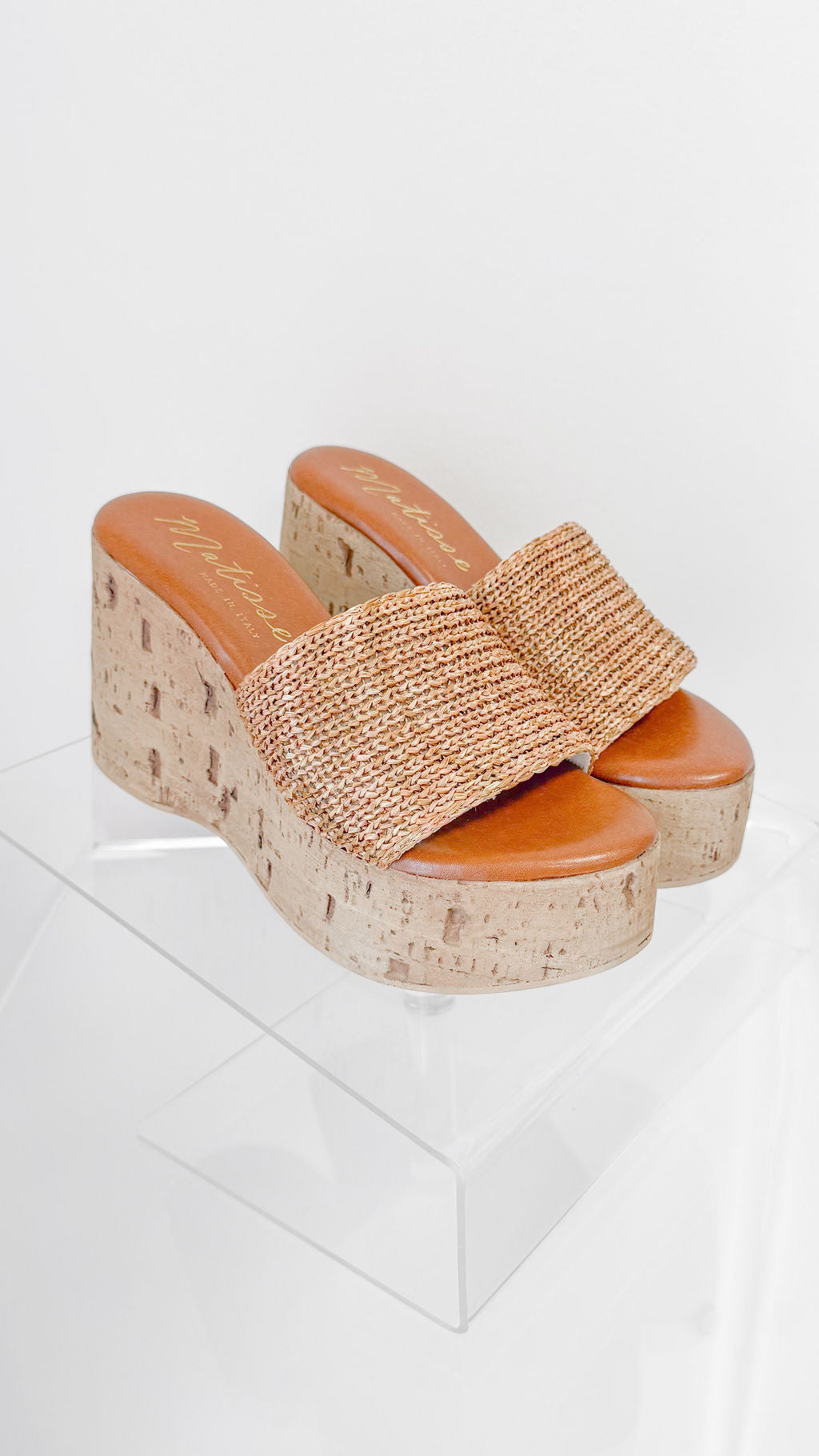Atlantic Platform Sandal-Tan