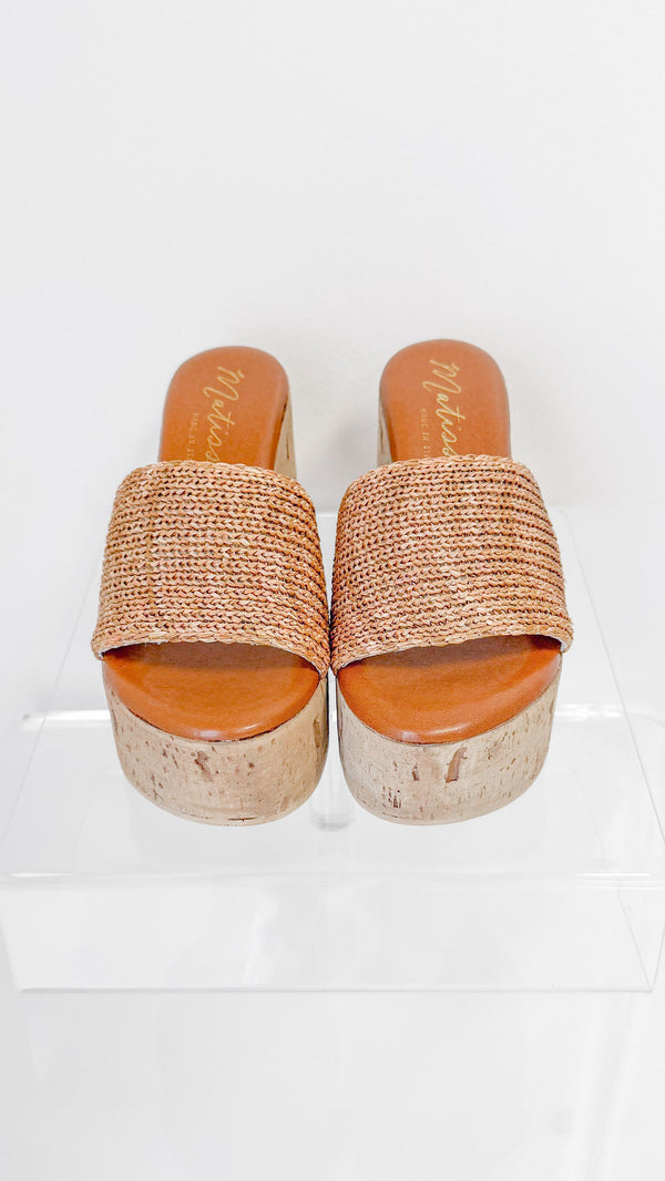 Atlantic Platform Sandal-Tan