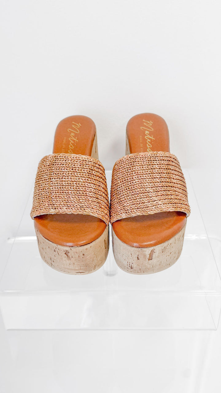 Atlantic Platform Sandal-Tan