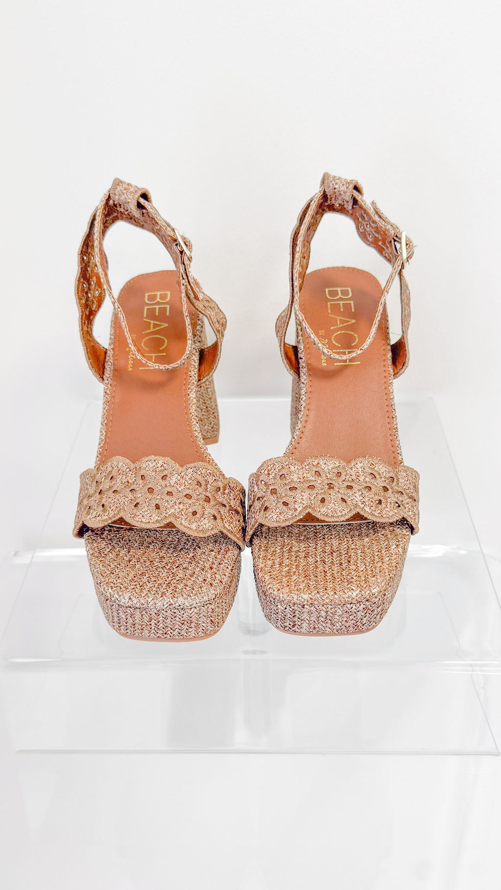 Maiden Platform Heel-Brown