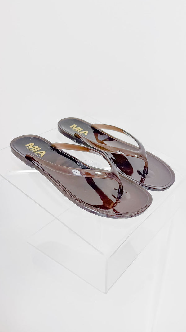 Nyah Jelly Sandal-Brown