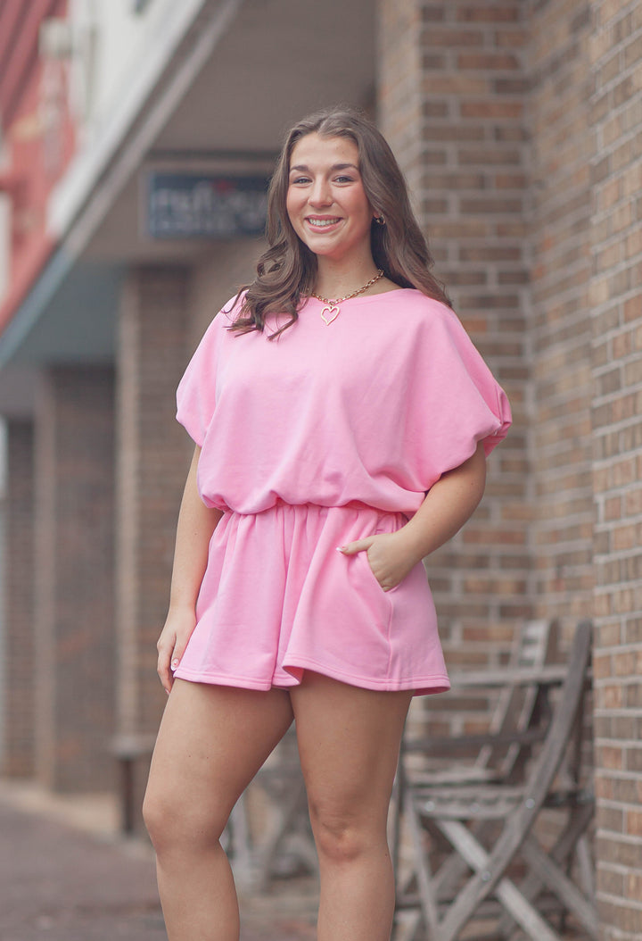 Perri French Terry Set-Pink