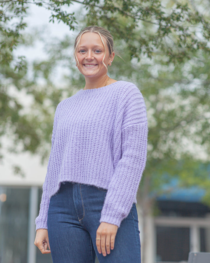 Darla Sweater-Purple