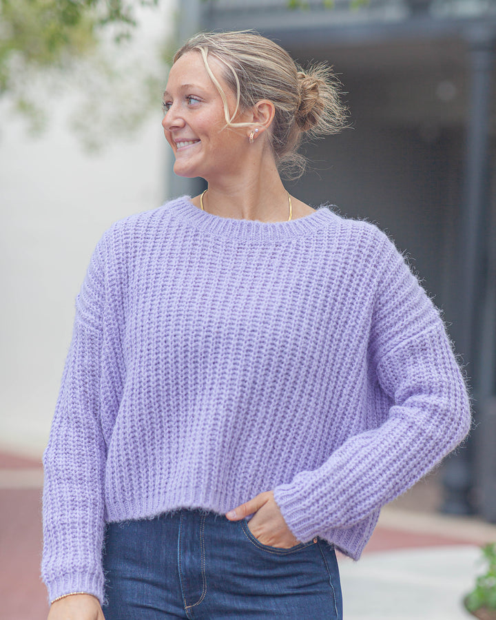 Darla Sweater-Purple