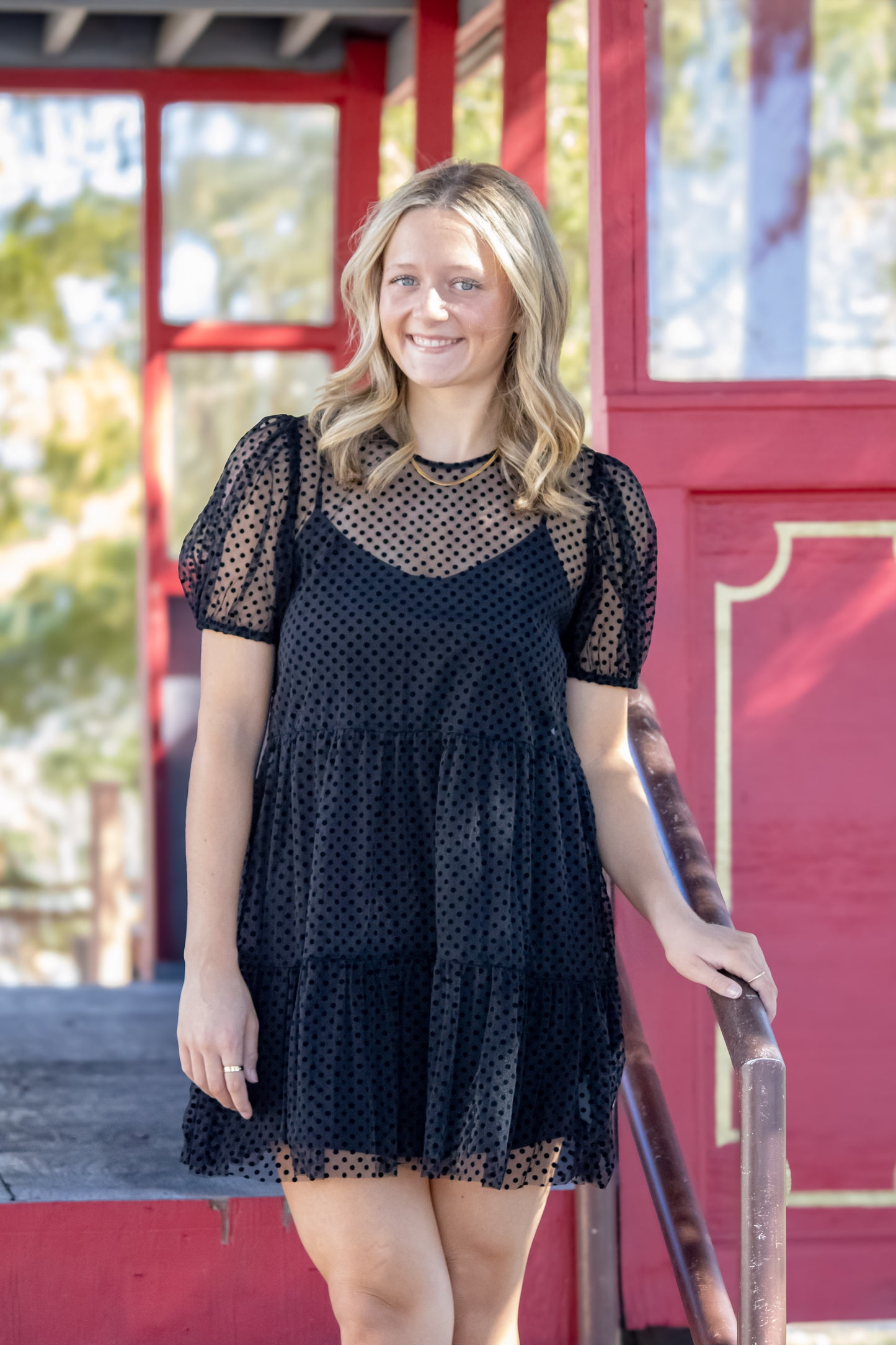 Yaz Mini Dress-Black