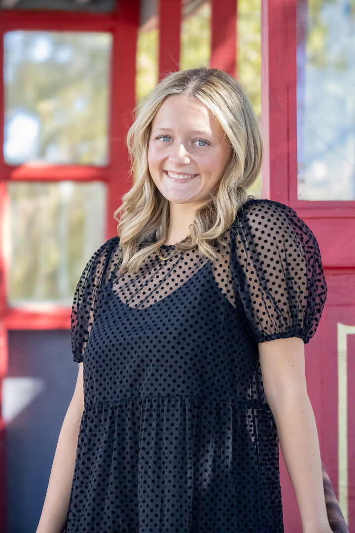 Yaz Mini Dress-Black