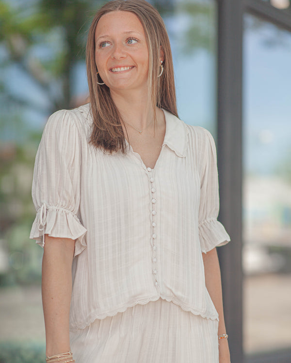 Leyah Blouse-Salt