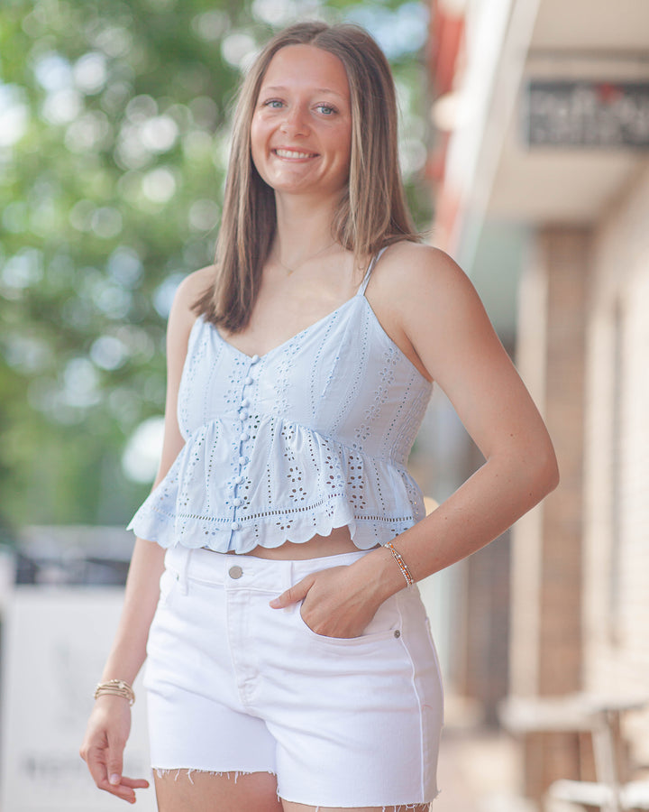 Daweson Tank Top-Sky Blue