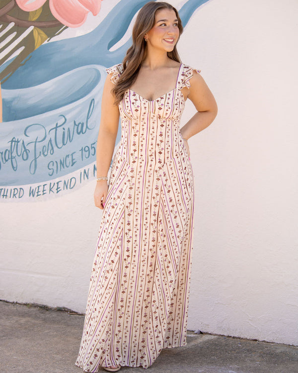 Estela Maxi Dress-Floral