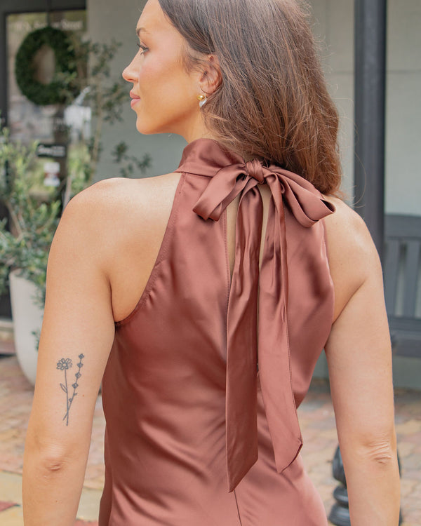 Lara Maxi Dress-Cinnamon