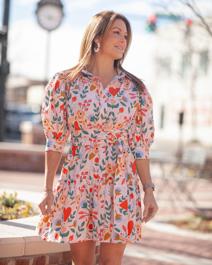 Yara Mini Dress-Floral