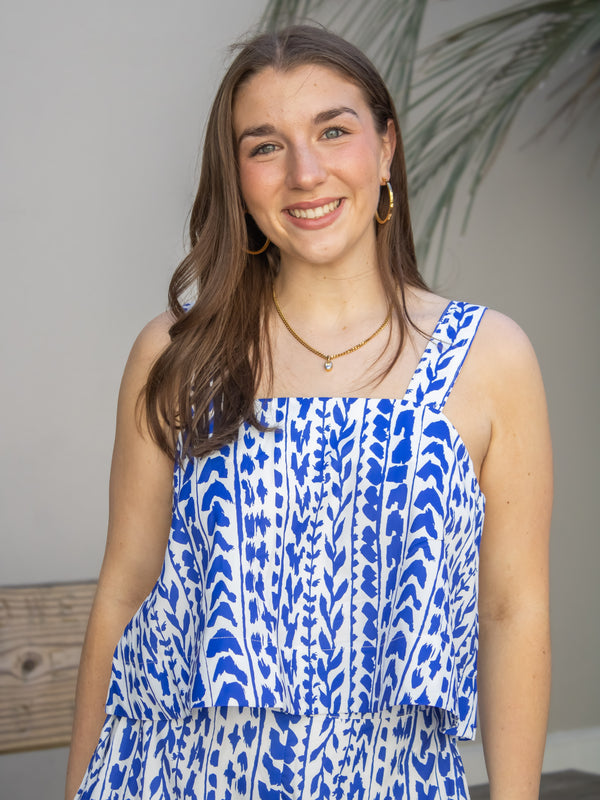 Pixie Tank-Cobalt Trail