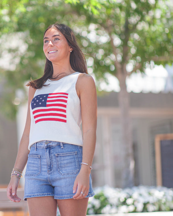 American Spirit Tank-Ivory