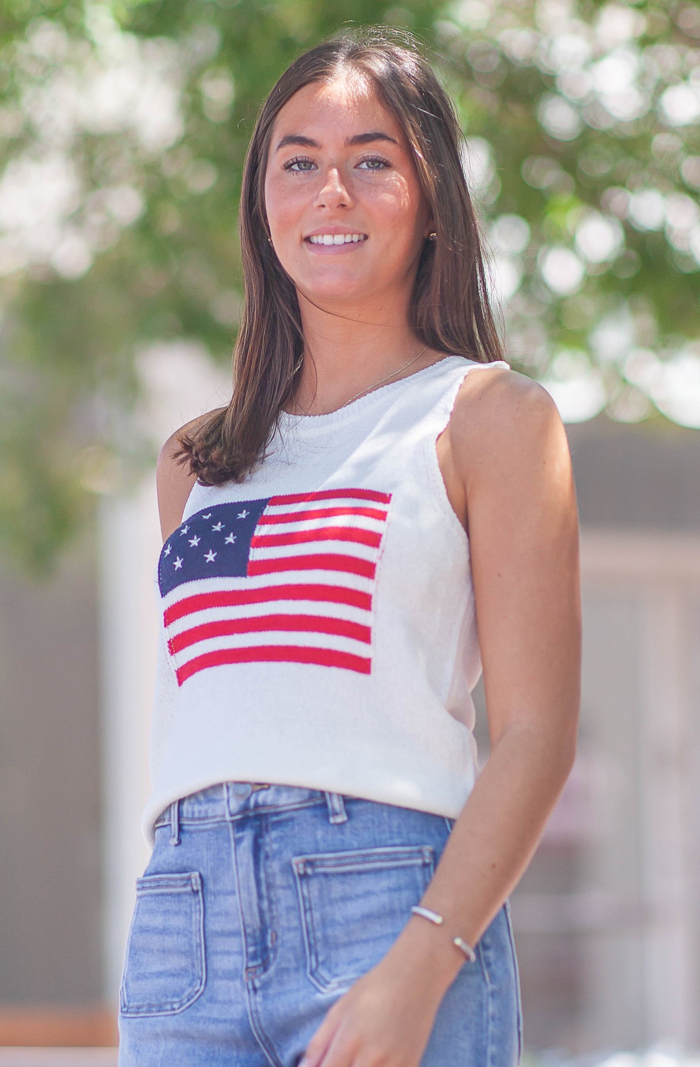 American Spirit Tank-Ivory