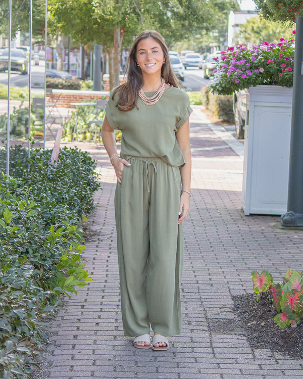Sugarloaf Pants-Olive