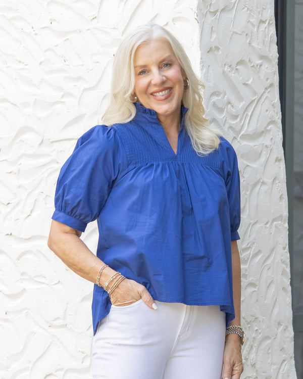 Valerie Pintuck Top-Navy