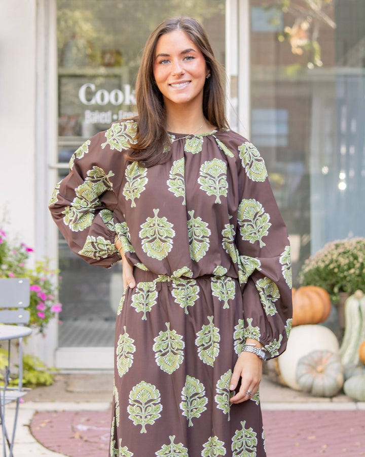 Hayley Blouse-Brown