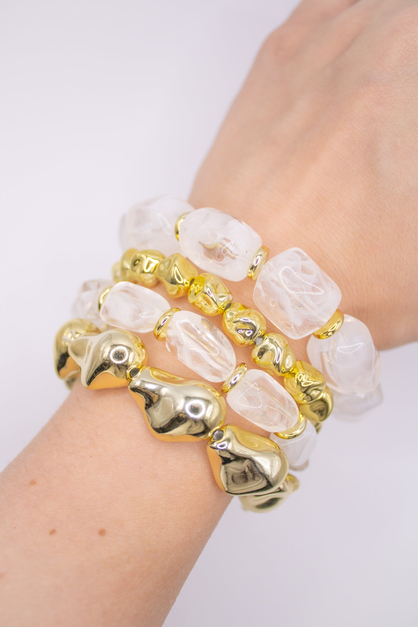 Clear All Day Bracelet Set
