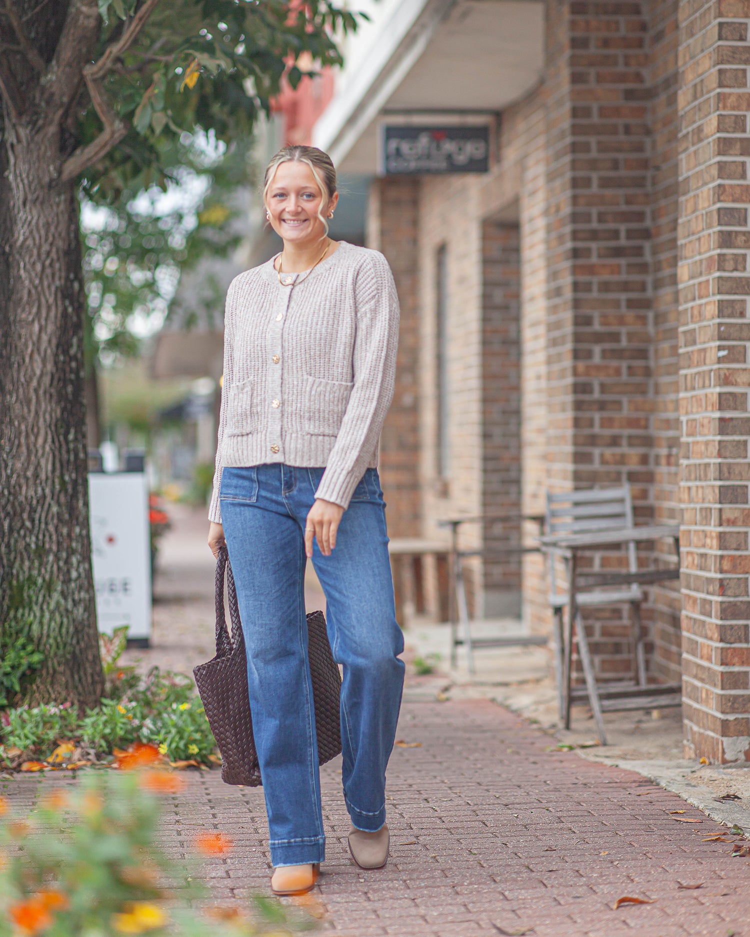 High Rise Vintage Flare Jeans-Eclipse