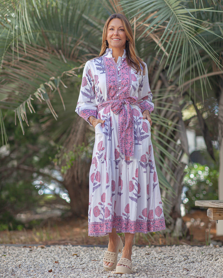 Folly Maxi Dress-Rose Blossom