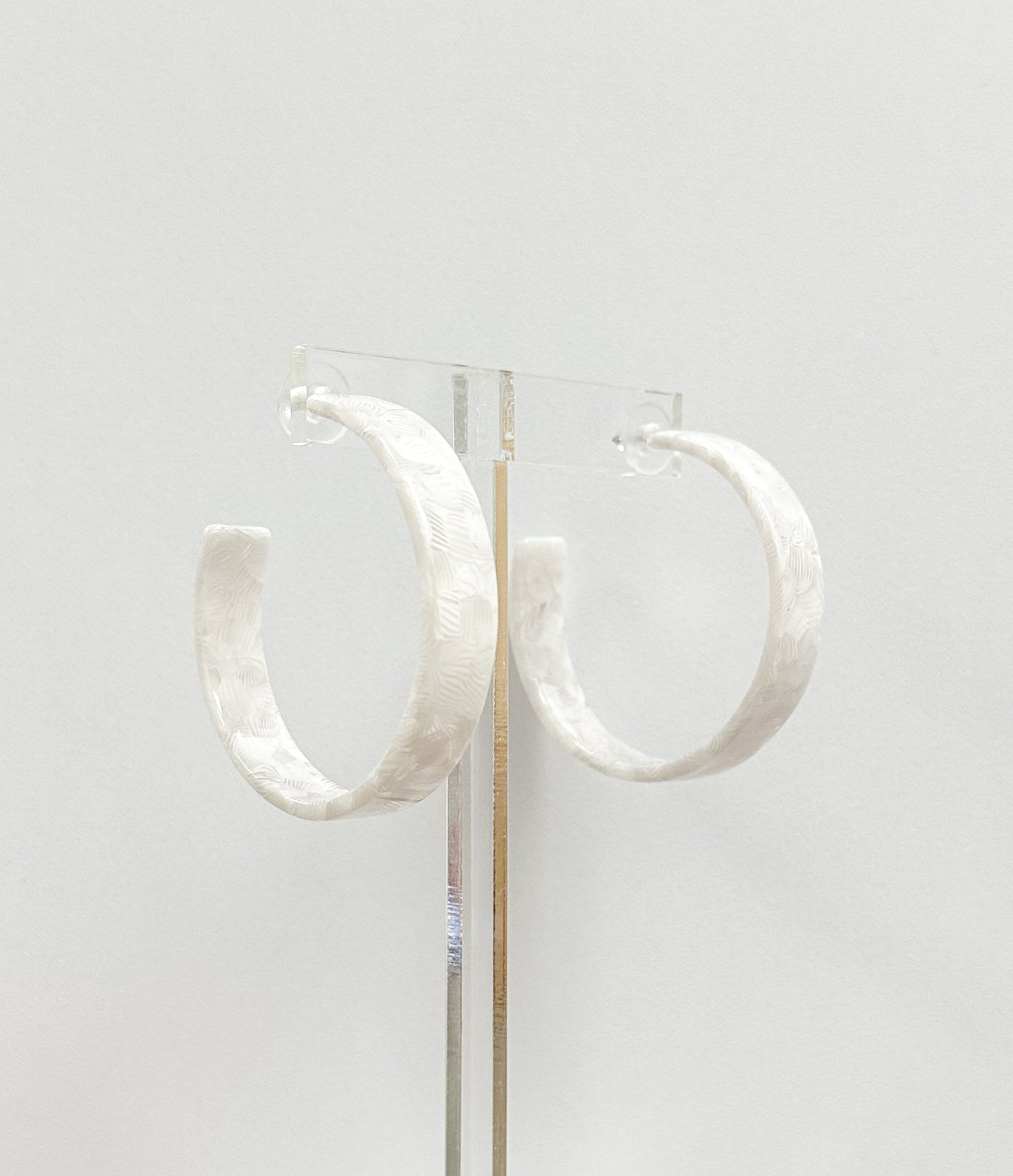 Ashley Hoops-White Shell