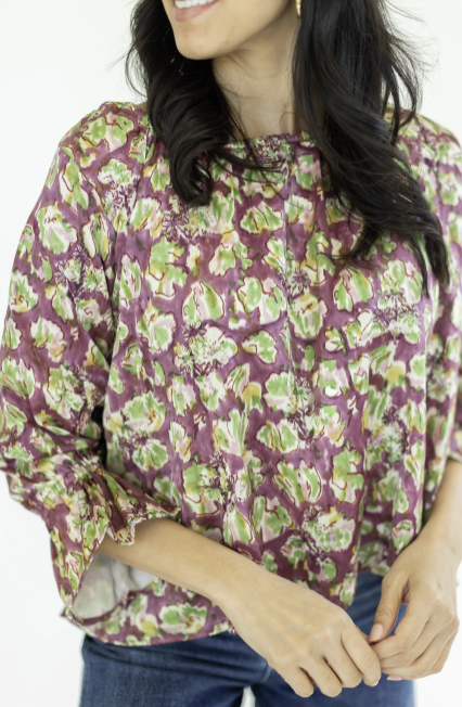 Calla Blouse-Plumeria