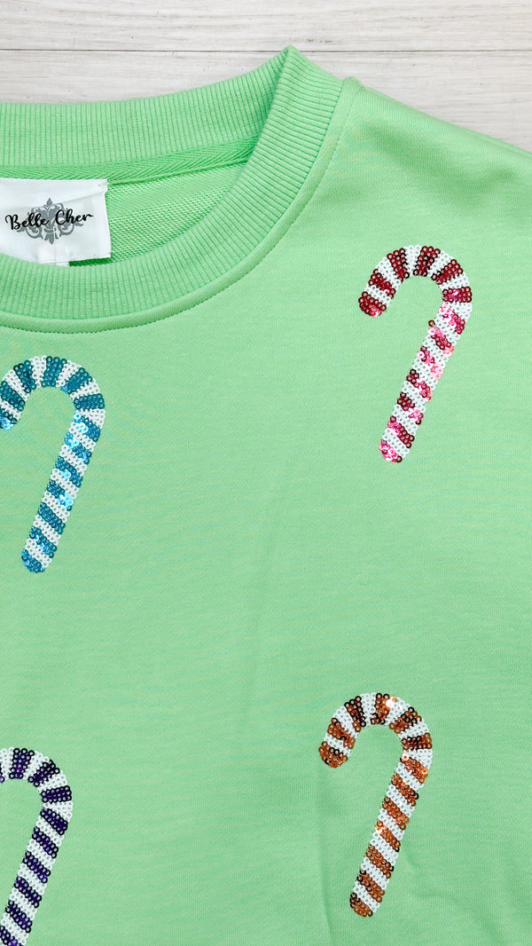 Candy Cane Sweatshirt