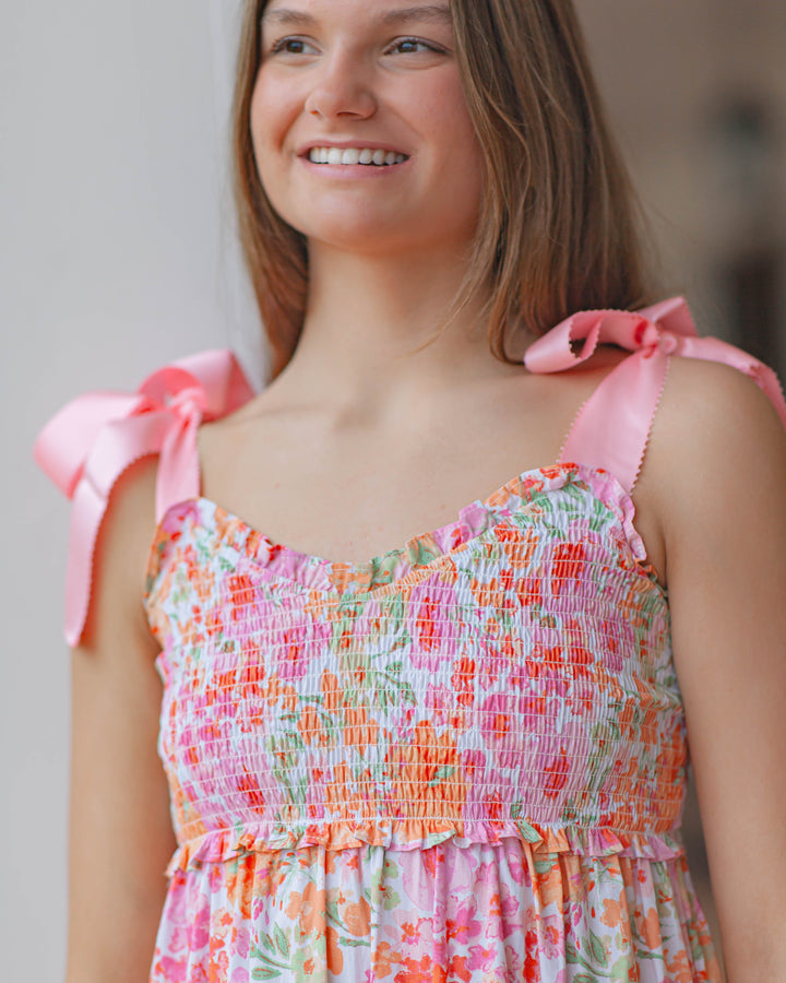 Esther Maxi Dress-Pink