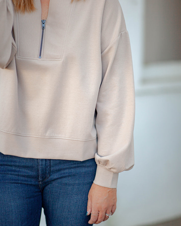 Kendra Pullover-Taupe