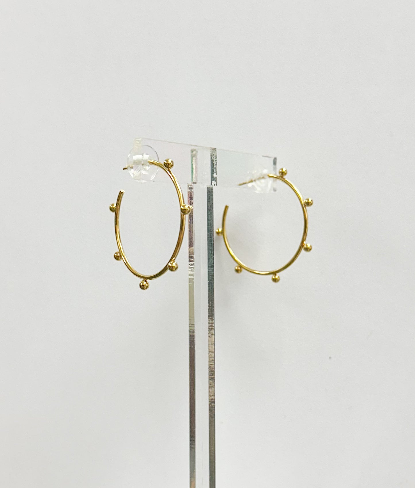 Lauren Medium Hoops-Gold